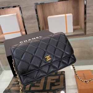 💯Cha nel💯 flap black crossbody bags